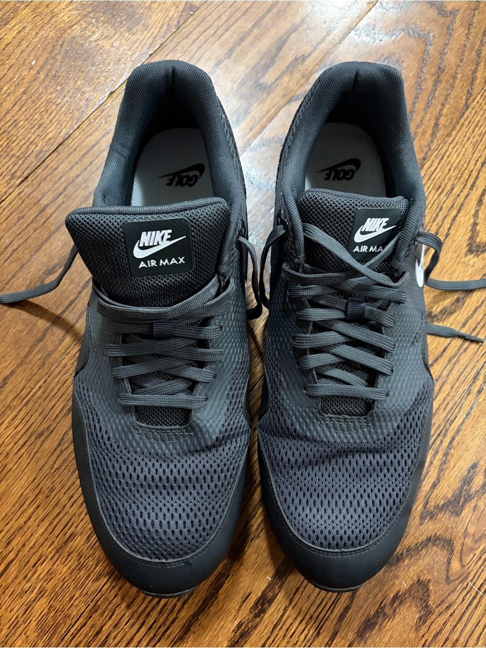 Nike Air Max Golf Shoes Men’s Size 14 Black CI7576-001 Spikeless